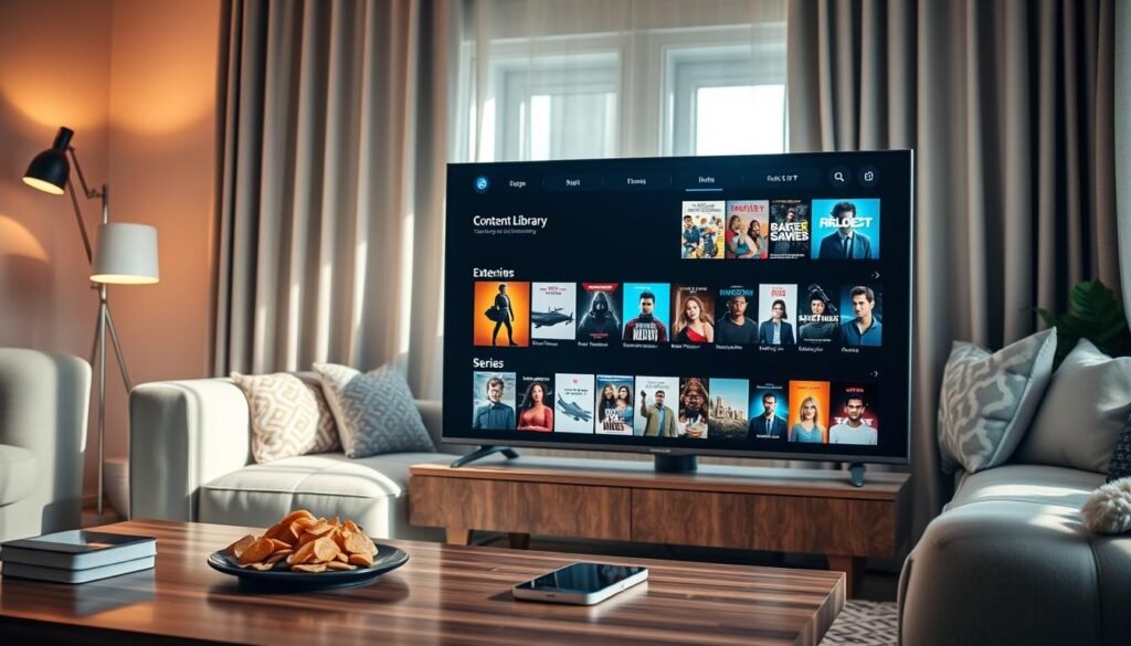 streaming content library